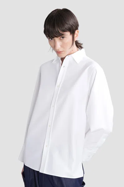 Darkpark Shirt 'jessie' Cuffs Buttoned In White