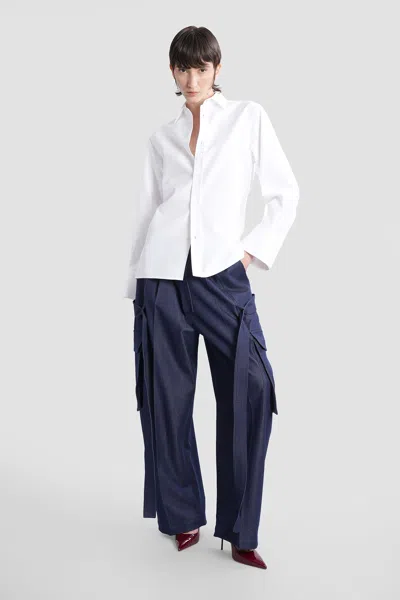 Darkpark Shirt 'jessie' Cuffs Buttoned In White