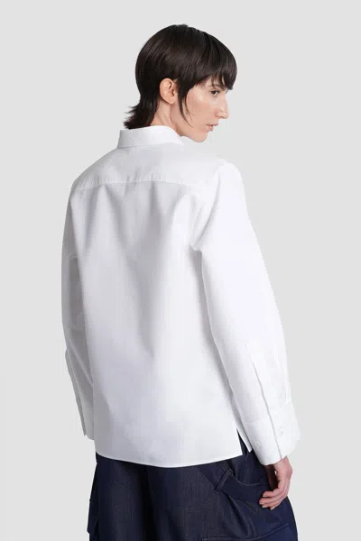 Darkpark Shirt 'jessie' Cuffs Buttoned In White