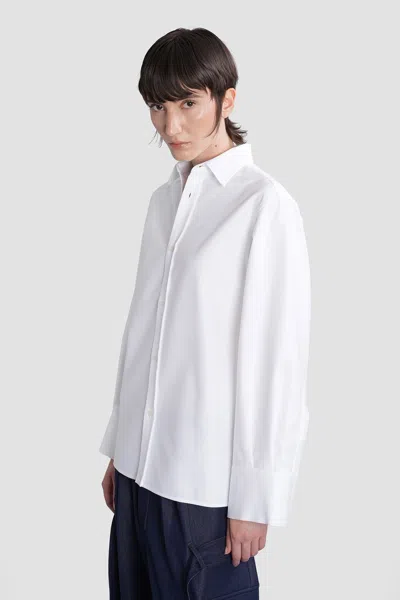 Darkpark Shirt 'jessie' Cuffs Buttoned In White
