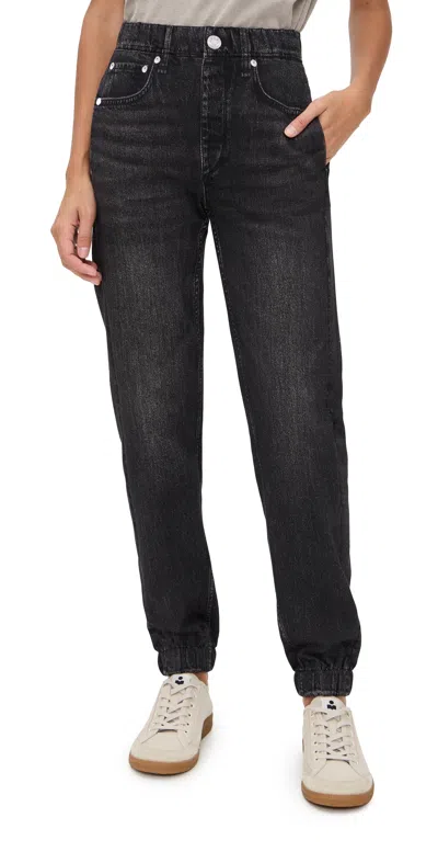 Rag & Bone Miramar Terry Jogger Pants Fablk In Black