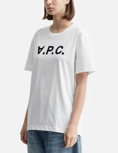 Apc A.p.c. Grand Vpc T-shirt Women In White