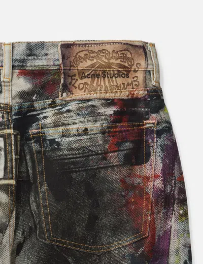 Acne Studios Baggy Fit Jeans - 1981 In Multi