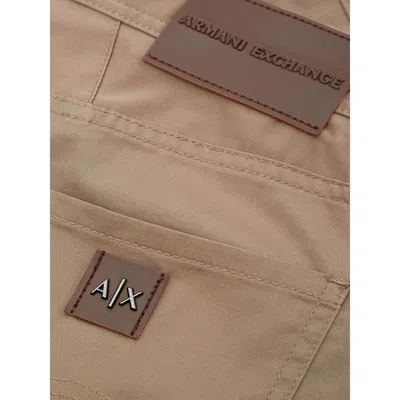 Armani Exchange Trousers Five Pockets  In Brown
