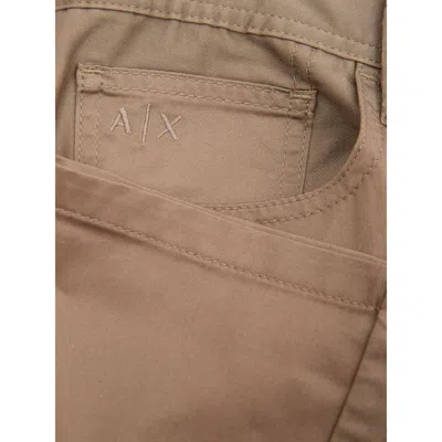 Armani Exchange Trousers Five Pockets  In Brown