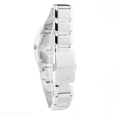 Chronotech Silver Stainless Steel  Watch In Silver