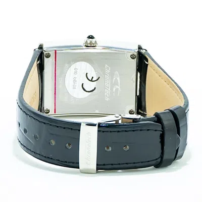 Chronotech Silver Stainless Steel Watch In Gray