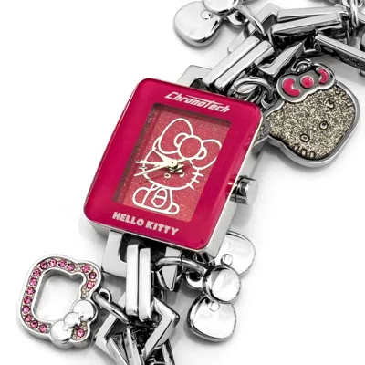 Chronotech Silver Stainless Steel Women's Watch In Silver