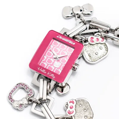 Chronotech Silver Stainless Steel Women's Watch In Silver