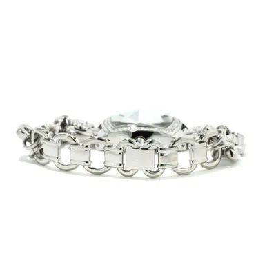 Chronotech Silver Stainless Steel Women's Watch In Silver