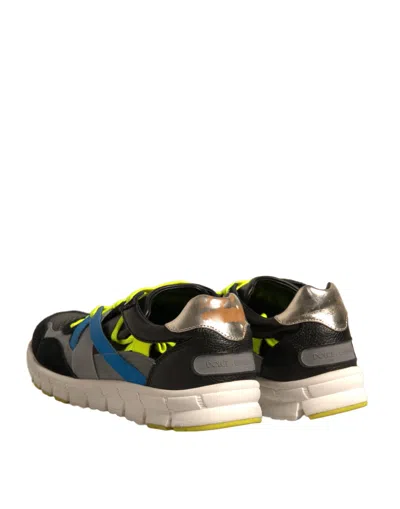 Pre-owned Dolce & Gabbana Multicolor Suede Low Top Sneakers Men's Shoes ()