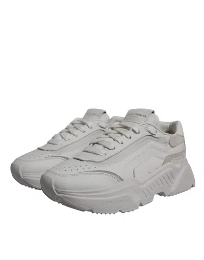 Pre-owned Dolce & Gabbana White Daymaster Low Top Sneakers Men's Shoes ()