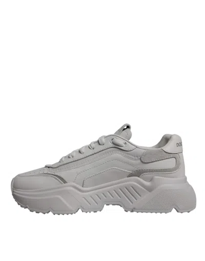 Pre-owned Dolce & Gabbana White Daymaster Low Top Sneakers Men's Shoes ()