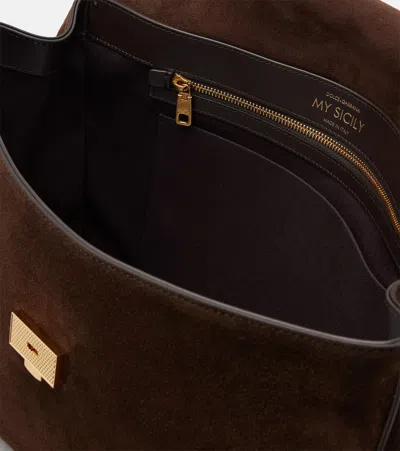 Dolce & Gabbana Medium My Sicily Handbag In Brown