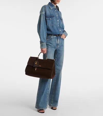 Dolce & Gabbana Medium My Sicily Handbag In Brown