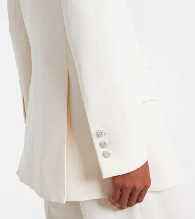 Elie Saab Embellished Blazer In White