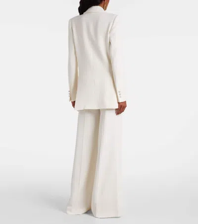 Elie Saab Embellished Blazer In White