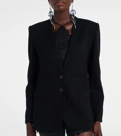 Isabel Marant Olivia Wool-blend Jacket In Black