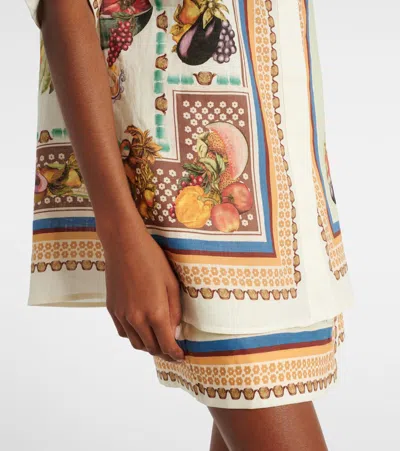Alemais Mercado Fruit-print Short-sleeve Shirt In Multi