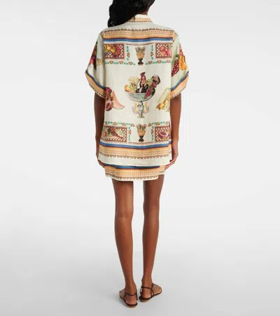 Alemais Mercado Fruit-print Short-sleeve Shirt In Multi