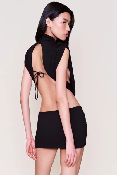 Danielle Guizio Ny Shyla Mini Dress In Black