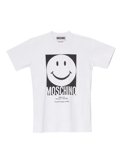 Moschino Couture Woman T-shirt White Size M Cotton