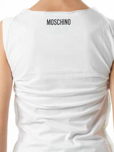 Moschino Th!nk  Top In White