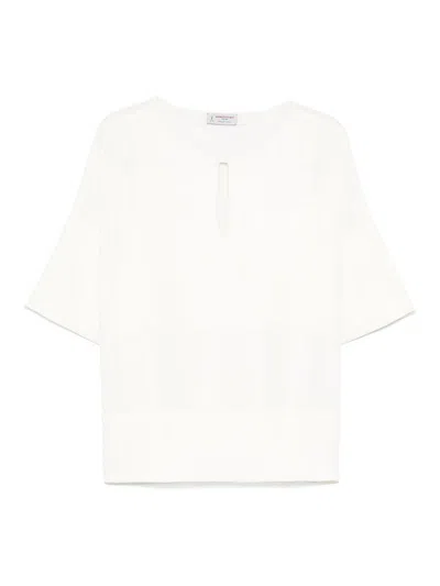 Alberto Biani Cady Blouse In White