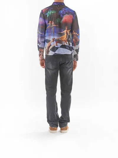 Sunnei Sheer Organza Shirt In Multi