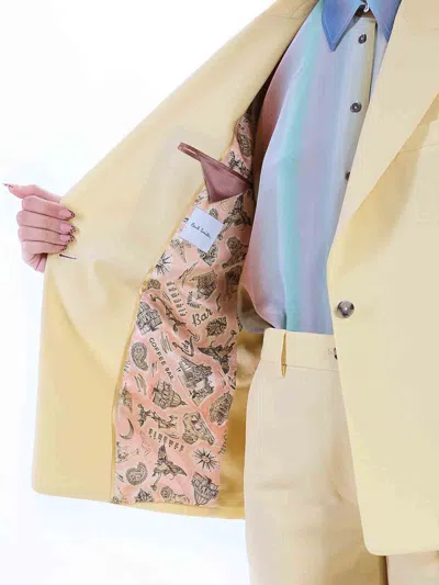 Paul Smith Jacket A Fresh Wool Button In White