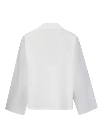 Sofie D'hoore Bi-color Long Sleeve Jacket In Blue