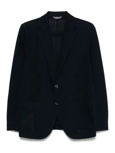 Circolo 1901 Cotton Single Breasted Jacket In Black