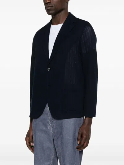 Circolo 1901 Cotton Single Breasted Jacket In Black