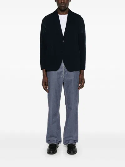 Circolo 1901 Cotton Single Breasted Jacket In Black