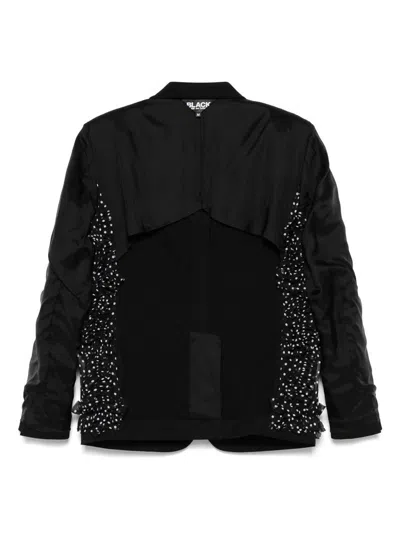 Comme Des Garçons Tailored Single-breasted Jacket Back Vent In Black