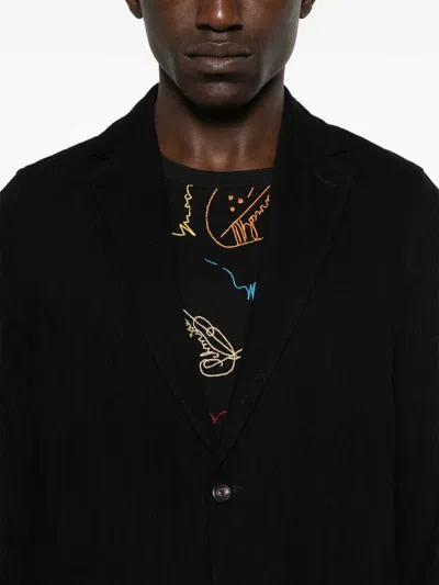 Circolo 1901 Cotton Single Breasted Jacket In Black