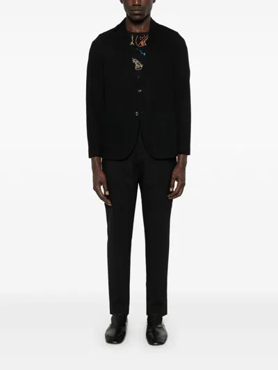 Circolo 1901 Cotton Single Breasted Jacket In Black