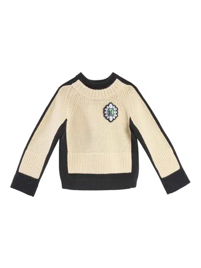Marc Jacobs Trompe Loeil Charm Crewneck Sweater In Multi