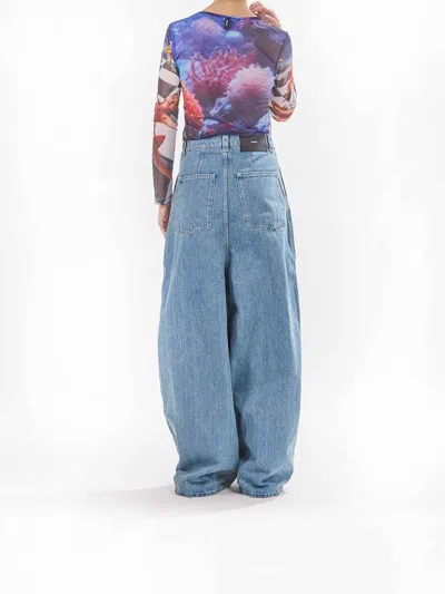 Sunnei Extra Over Pants In Blue