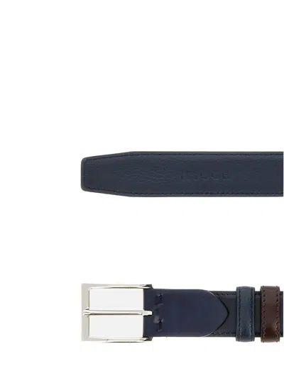 Hogan Double-sided Belt In Blue