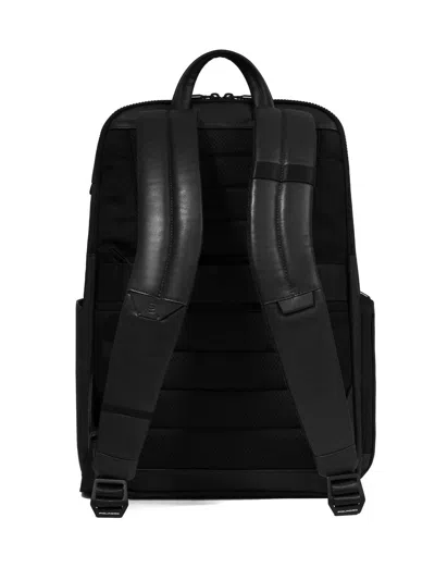 Piquadro Multi-pocket Backpack In Black