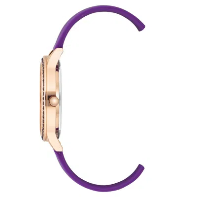 Juicy Couture Purple Synthetic Women's Watch In Purple