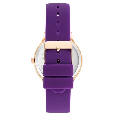 Juicy Couture Purple Synthetic Women's Watch In Purple