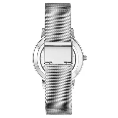 Juicy Couture Silver Stainless Steel Women's Watch In Silver