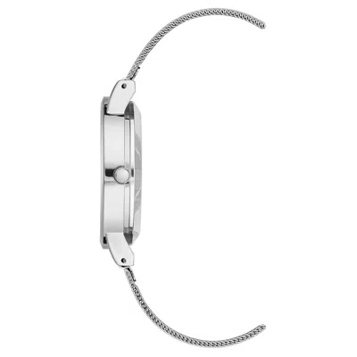 Juicy Couture Silver Stainless Steel Women's Watch In Silver