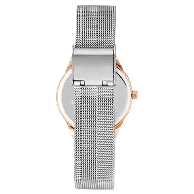 Juicy Couture Silver Stainless Steel Women's Watch In Silver