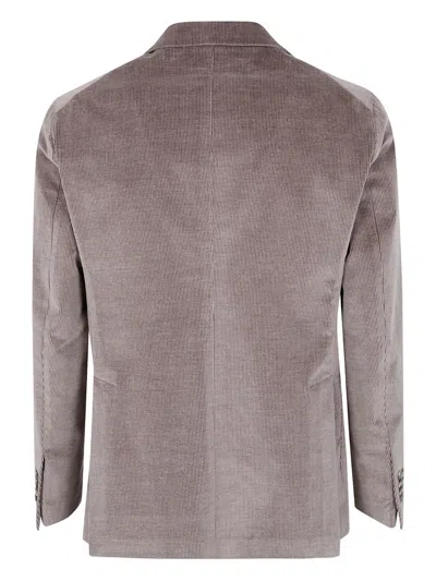 Tagliatore Corduroy Two-button Jacket In Multi