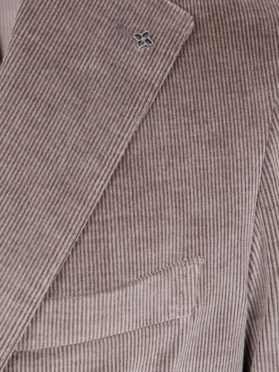 Tagliatore Corduroy Two-button Jacket In Multi
