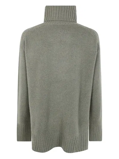 Polo Ralph Lauren Turtleneck Wool Sweater In Green