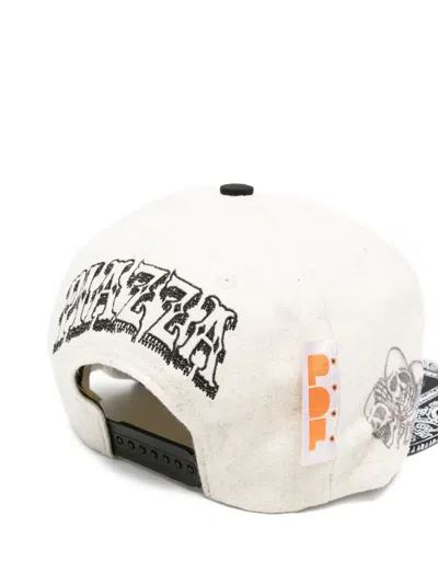 Pdf Bandana-panel Flat Cap In White